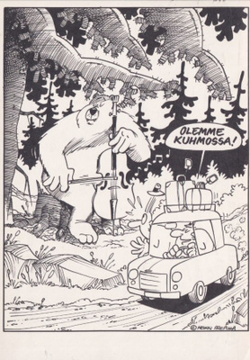 Kuhmo - piirroskortti