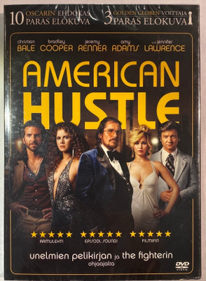American Hustle - DVD ( uusi, kelmussa )