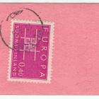 1963 Eurooppa postiautoaseman säiöytyskuitilla - pikkukuva 1