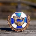 SA - RR merkki. Halkaisija - 15 mm. Emalinen. Hyväkuntoinen. - pikkukuva 2
