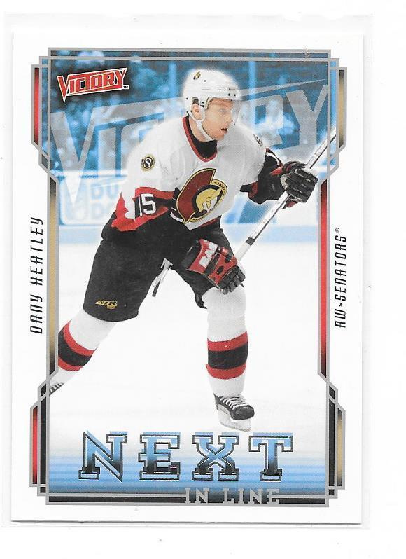 2006-07 UD Victory Next Line #NL36 Dany Heatley Ottawa Sens