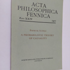 Patrick Suppes : A probabilistic theory of causality - pikkukuva 1