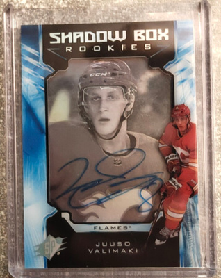 Juuso Välimäki SPx Shadow Box Rookies Auto /198
