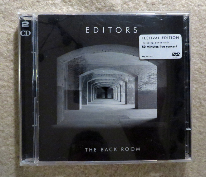 EDITORS: The Back Room CD + DVD  Festival edition