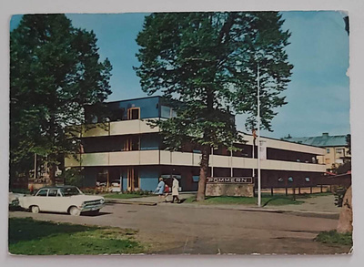 "Hotel Pommern, MARIEHAMN, ÅLAND"-KULKEMATON POSTIKORTTI