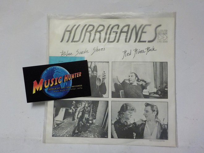 HURRIGANES - BLUE SUEDE SHOES / RED RIVER ROCK EX-/EX+ 7"