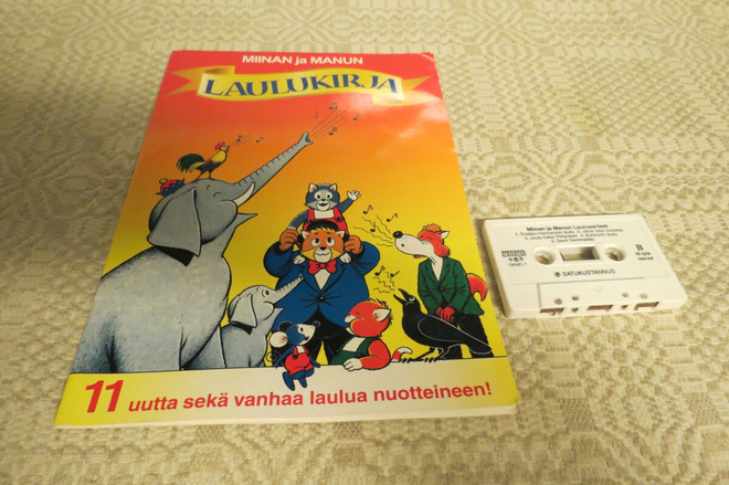 MIINA JA MANU LAULUKIRJA + KASETTI