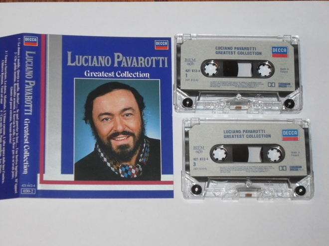 C-kasetti - LUCIANO PAVAROTTI - Greatest Collection  1988 EX