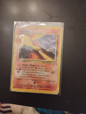 Moltres - #21 Wizard Black Star PROMO Pokemon card HP