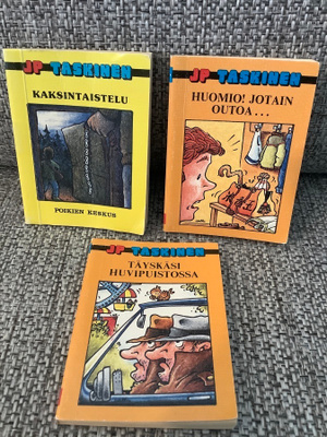 3 X JP TASKINEN (KAKSINTAISTELU,TÄYSKÄSI.. & HUOMIO!...)