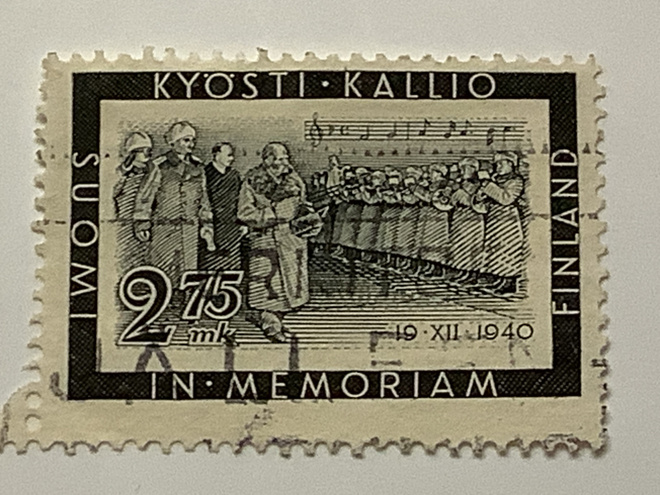 237 / 1941 Presidentti Kallion surumerkki o leimattu