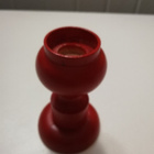 Aarikan iso punainen kynttilänjalka - pikkukuva 2