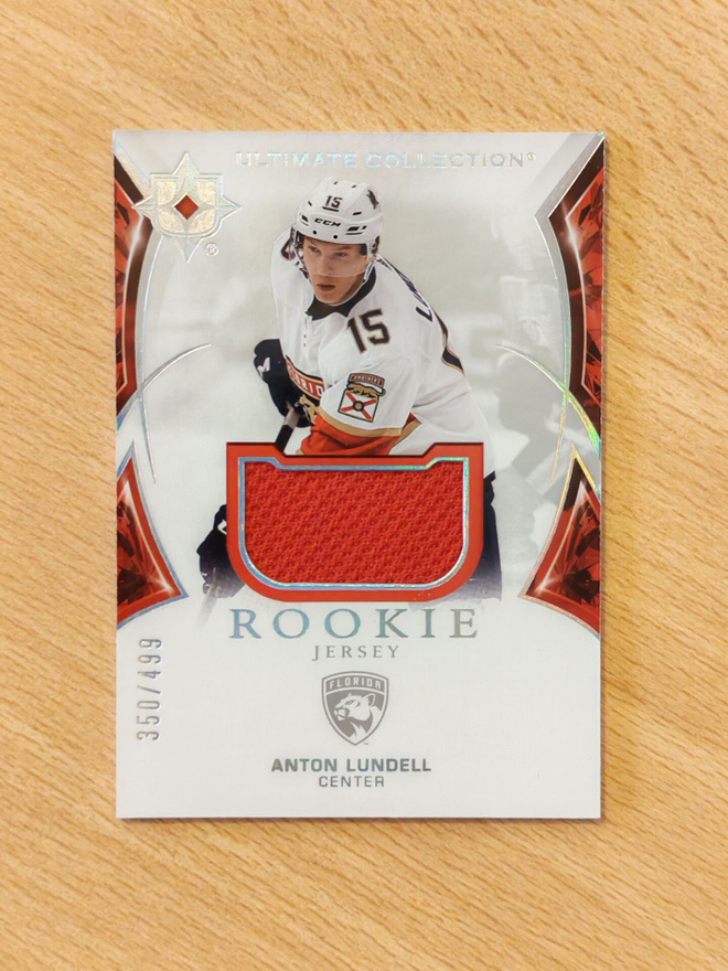 2021-22 Ultimate Anton Lundell Rookie Jersey /499