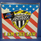 ANTHRAX - I AM THE LAW EX-/M- UK -87 LP - pikkukuva 1