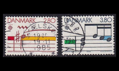 Tanska 835-6 o Europa musiikkivuosi (1985)