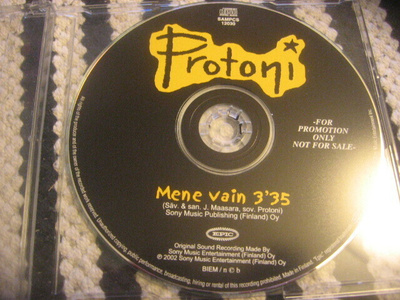 Protoni - Mene vain (promo cds)