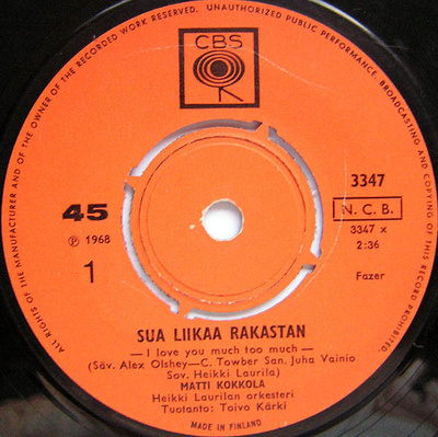 Matti Kokkola - Sua Liikaa Rakastan