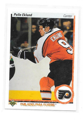 1990-91 Upper Deck #138 Pelle Eklund Philadelphia Flyers