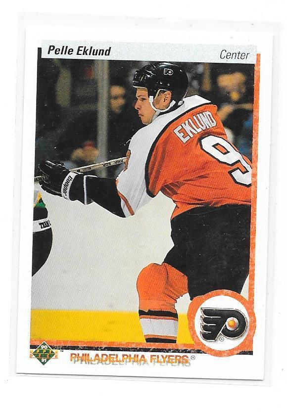 1990-91 Upper Deck #138 Pelle Eklund Philadelphia Flyers