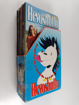 Hevoshullu 1-26/1991 ( puuttuu numerot 9 ja 18) pahvikote...