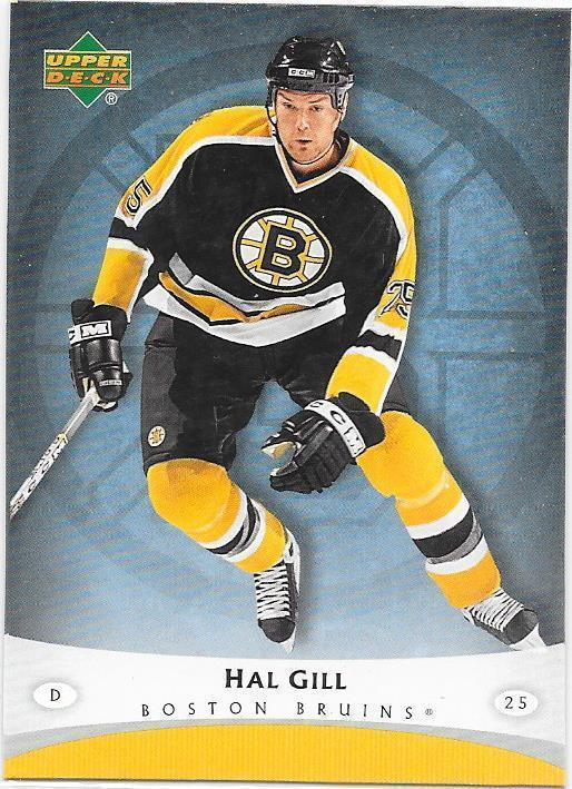 2005-06 Boston Bruins Globe #18 Hal Gill ex- Lukko