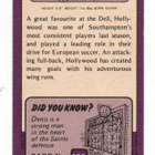 Purkkakuva Jalkapallo n:o 192 DENNIS HOLLYWOOD/Southampton - pikkukuva 2