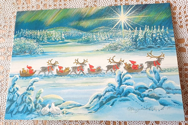 Marjaliisa Pitkäranta 854 D käytetty taittokortti