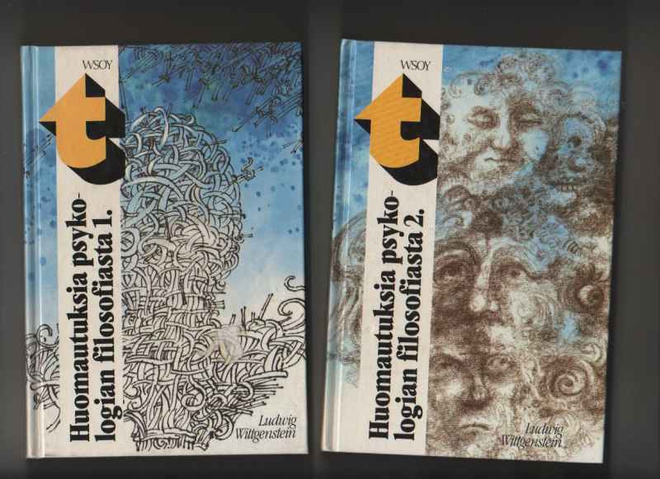 Wittgenstein: Huomautuksia psykologian filosofiasta 1-2,WSOY