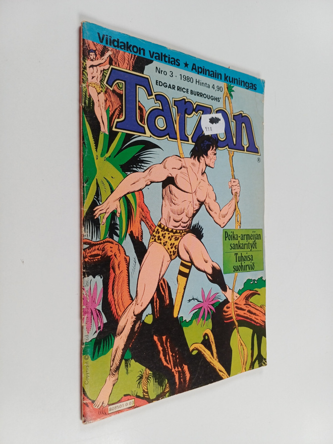 Tarzan 3/1980 : Poikien armeija
