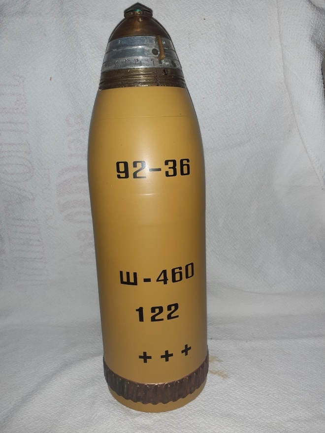 Shrapnelli S-460 122mm , tyhjä , harvinainen