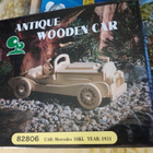 Rakennussarja Antique wooden car Mercedes SSKL - pikkukuva 1