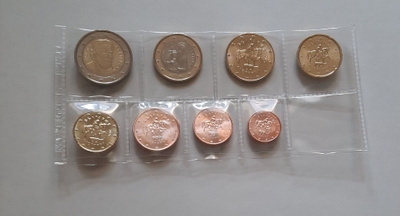 Bulgaria 1c-2€ 2026 UNC-laatuiset