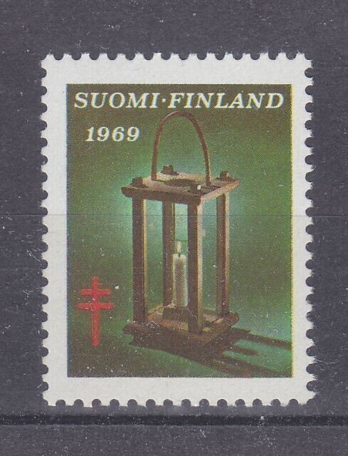 TUB joulumerkki 1969postituoreena.