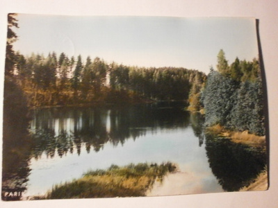 Parikkala, värivalokuvapk, p. 1964 + numeroleima 4243