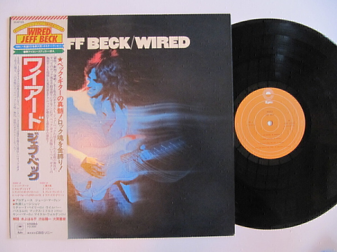 Jeff Beck Wired Japanilainen LP OBI