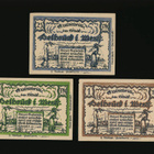 Saksa Notgeld 25, 50 Pfg, 1 Mk, Delbrück 1921 - pikkukuva 2