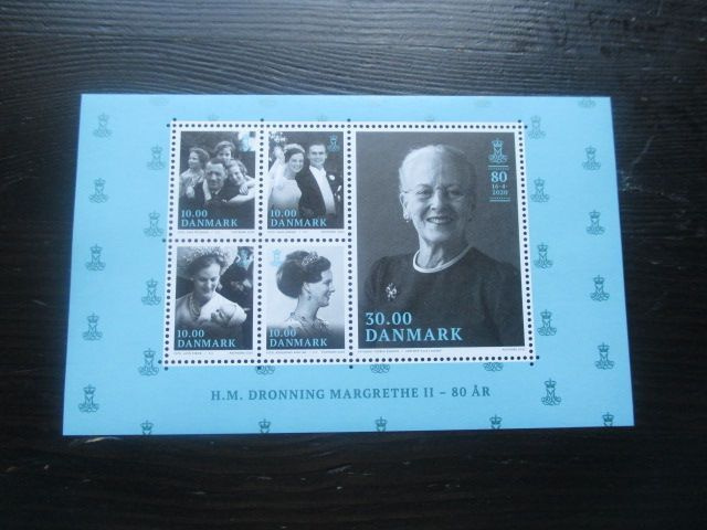 Tanska: Kuningatar Margarethe 80 vuotta 2020 **