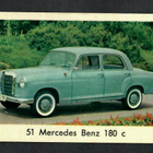Keräilykuva - Auto - 51 Mercedes Benz 180 c - pikkukuva 1
