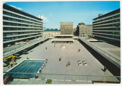 Vaasa keskusaukio 1969