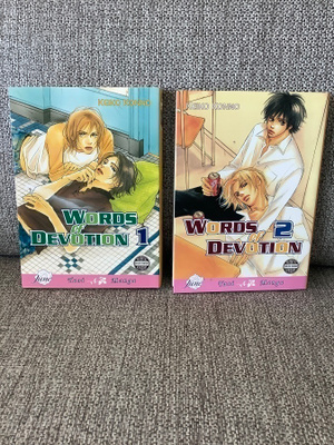 WORDS OF DEVOTION  (OSAT 1 & 2) YAOI MANGA , ENGL.
