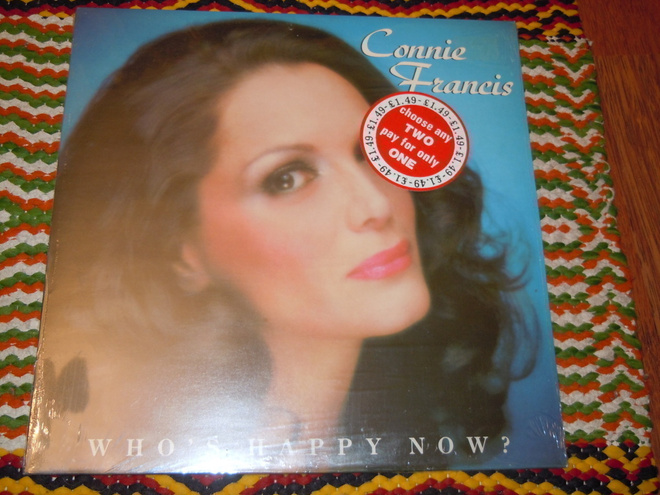 CONNIE FRANCIS - Who's Happy Now - LP 1978 pop MINT