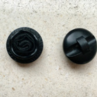 Erikoinen NAPPI tekstiili ruusu keskellä Ø 18mm 3kpl. - pikkukuva 1