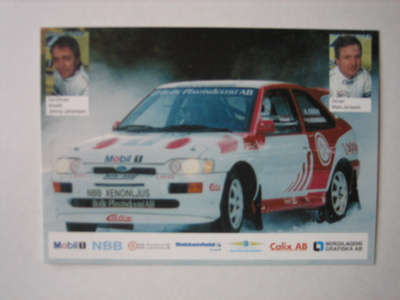Ford rallikortti 10 A: Ford Escort / Mats Jonsson