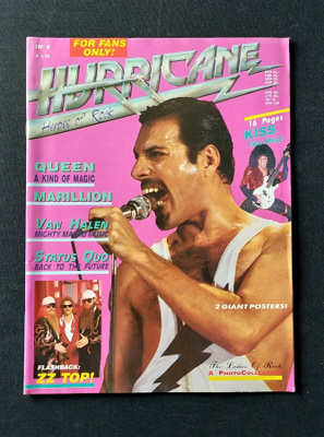 Hurricane (4) 1986 - Kiss , Queen , Van Halen , ZZ Top jne..