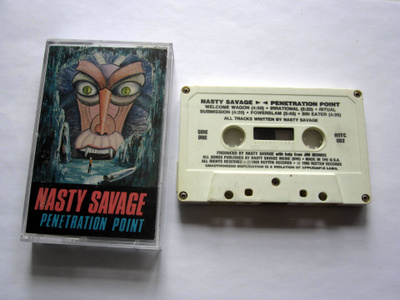 NASTY SAVAGE Penetration Point C-KASETTI 1989