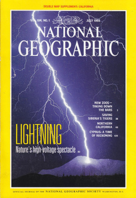 National Geographic vol.184 No.1 poster: California