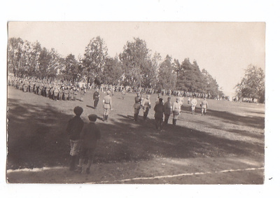 VANHA Valokuva Suojeluskunta Kuopio 1919 Postikorttikoko
