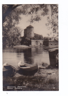 VANHA Postikortti Savonlinna 1935
