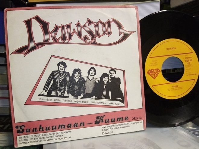 7" SINGLE : DAWSON : SAUHUUMAAN ( SIS POSTIKULU)