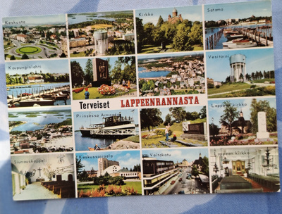 Lappeenranta, monikuva, kulkenut 1970
